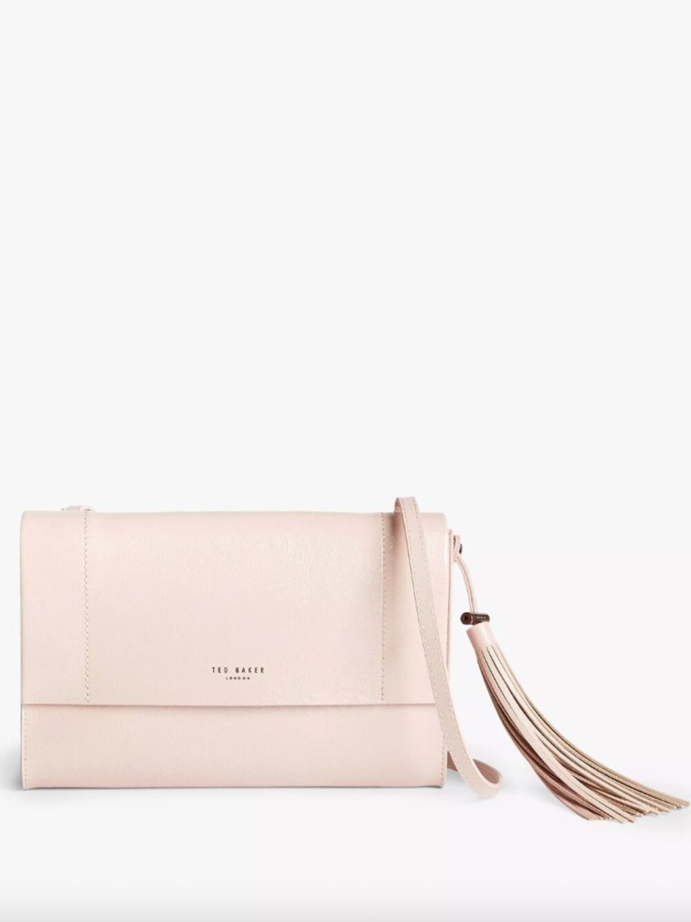 Ted Baker Lailai Natalei Pale Pink Leather Crossbody Shoulder Bag